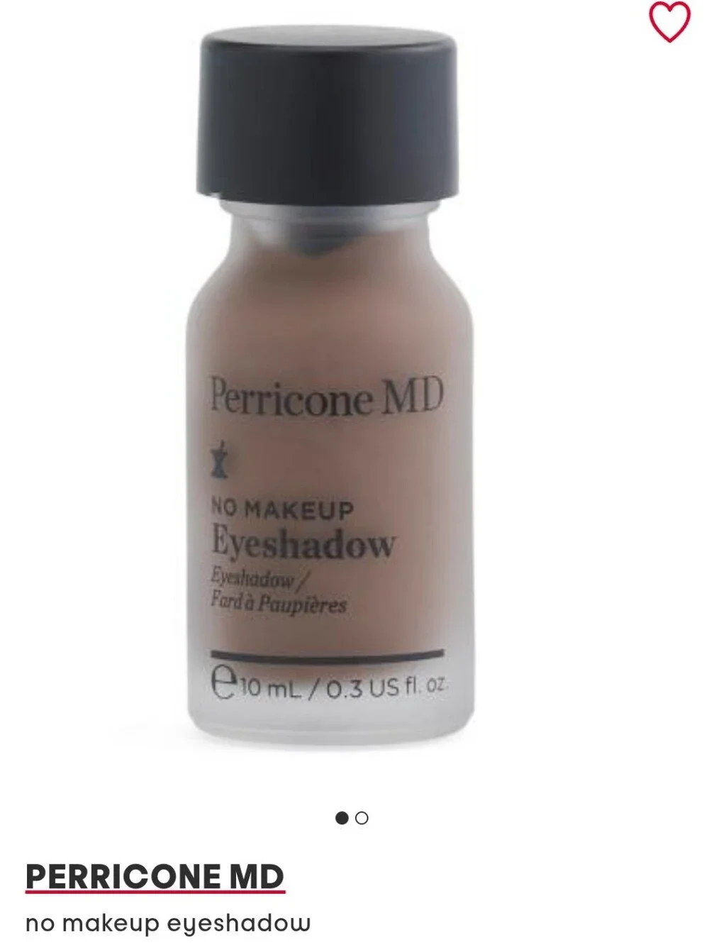 NWT, Perricone MD No Makeup Eyeshadow - Neutral Brown